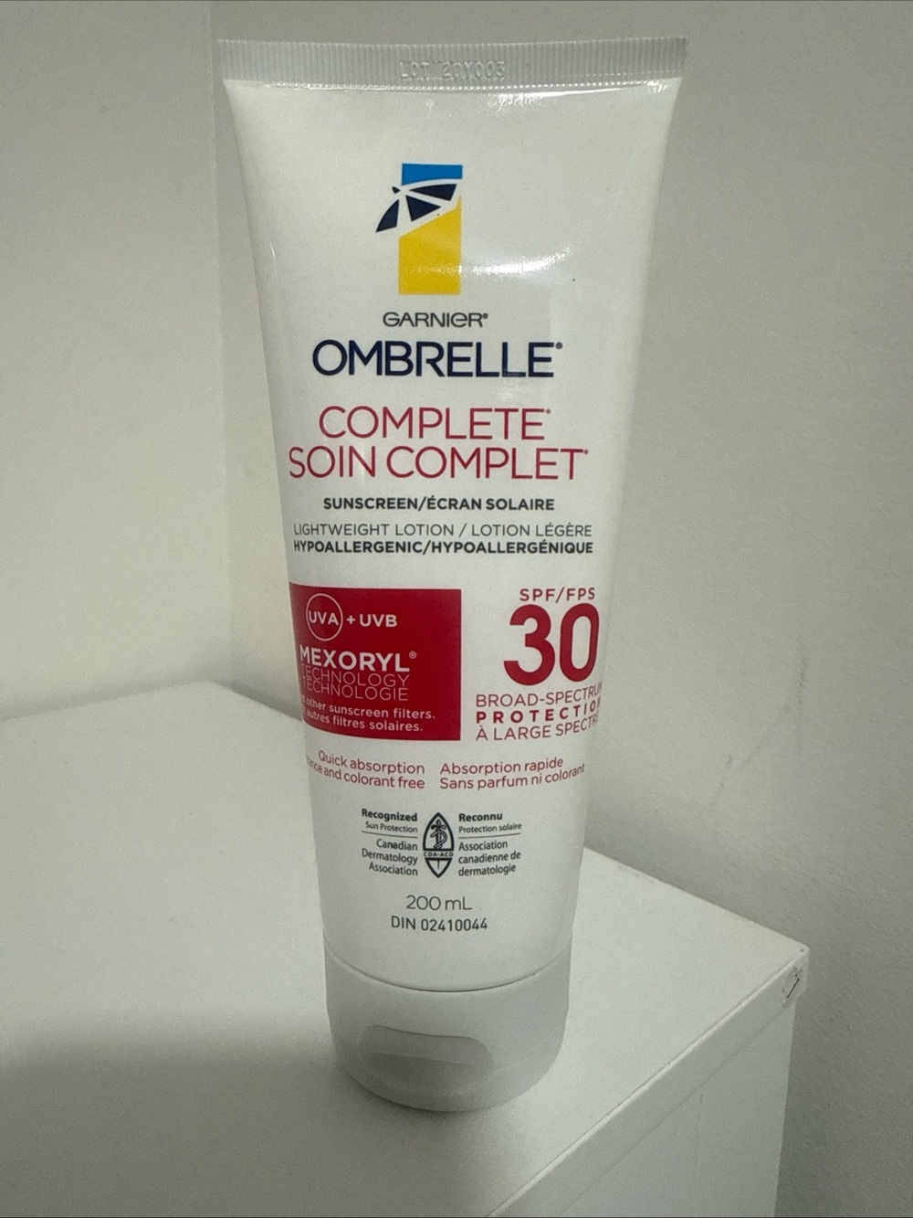 Garnier Ombrelle Complete SPF 30 Sunscreen - Exp. 09/2027